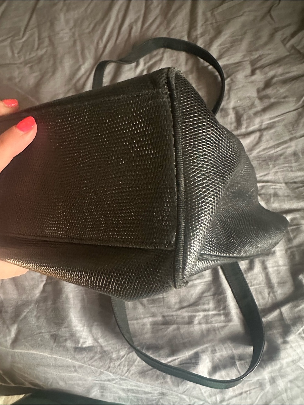 Salvatore Ferragamo Black Leather Tote with Gold Logo Accent - Picture 6 of 11